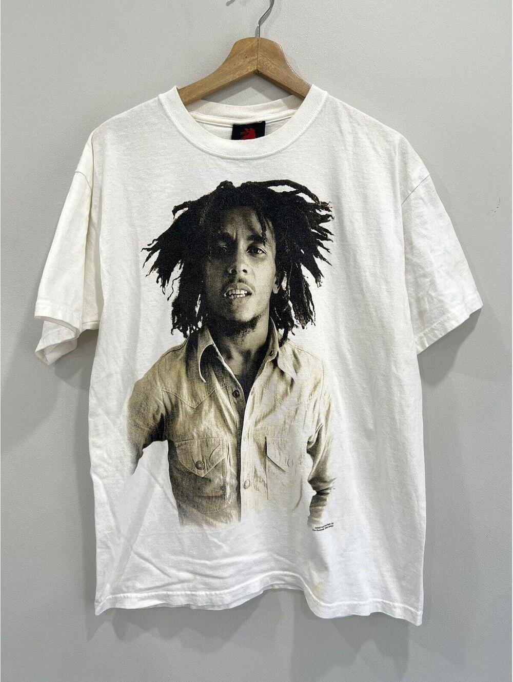 Vintage 2003 Bob Marley Tee Shirt big face